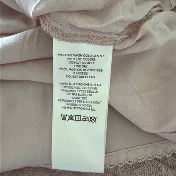 NWT Anthropologie Tulle Ruffled Skirt Pink Blush Rose Size Large - Picture 10 of 11